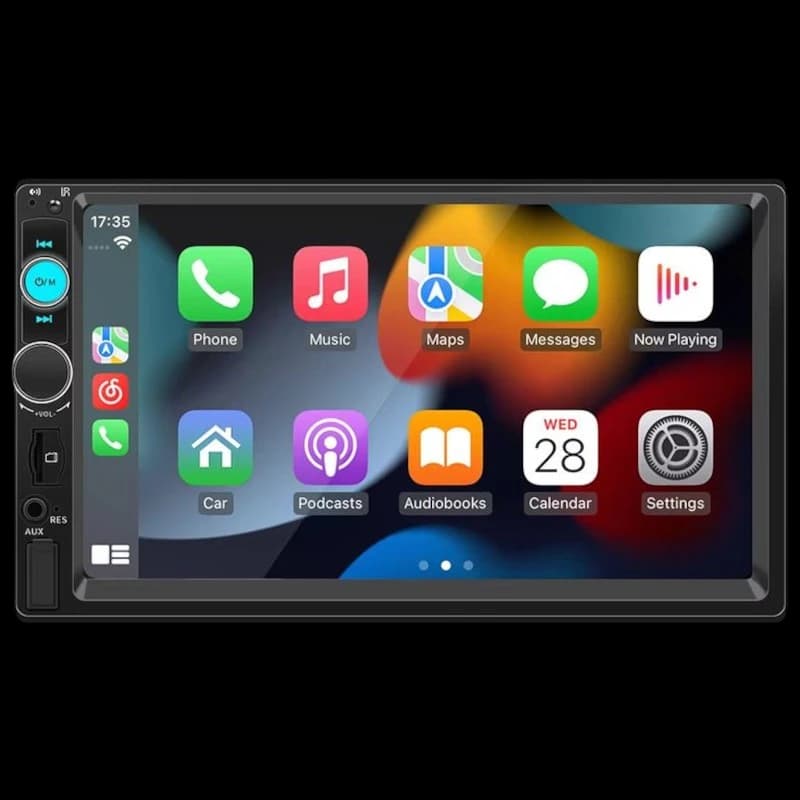 Autorádio 2 DIN SWM F7010C 7 polegadas Bluetooth/Carplay USB Preto