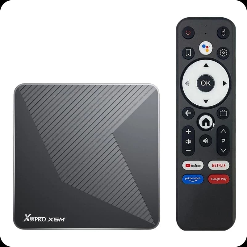 X88 Pro X5M 2GB/16GB 8K WiFi 6 Android 14 Preto - Android TV
