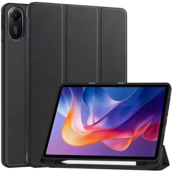 Crococase Capa Inteligente com Suporte para Xiaomi Redmi Pad 2 Pro Preto