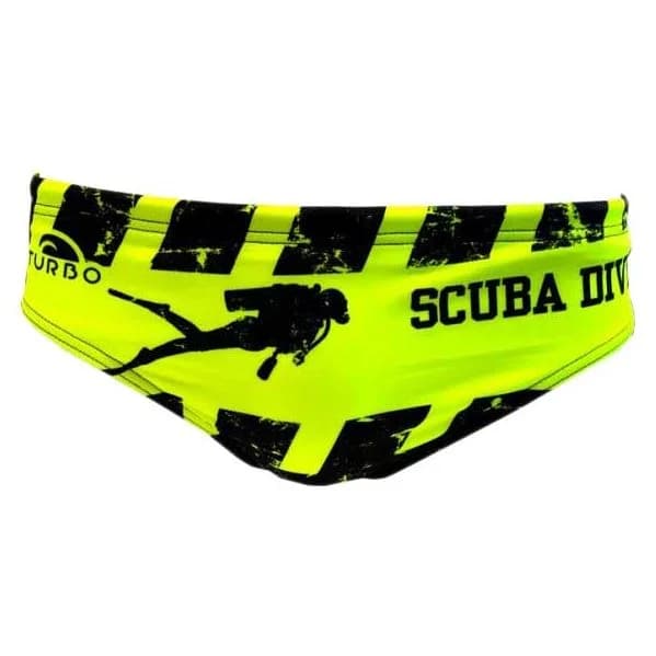 Turbo Scuba Diver Swimming Brief Amarelo 5XL Homem