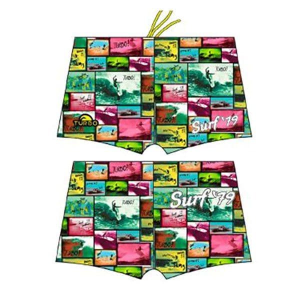 Turbo Surf 79 Swim Boxer Preto 5XL Homem