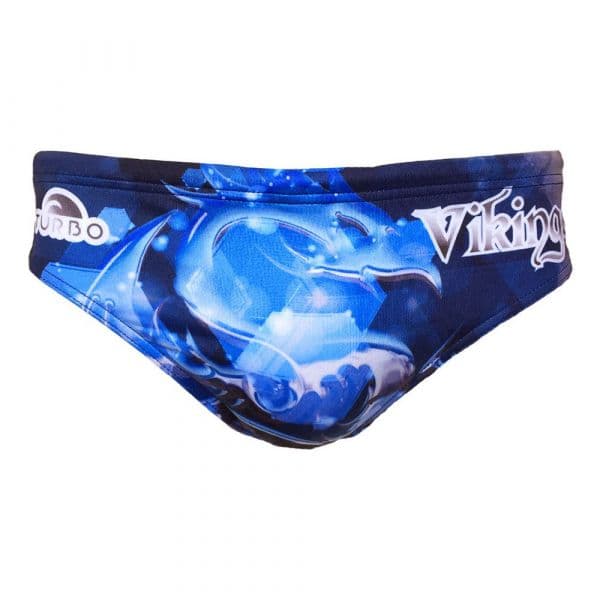 Turbo Viking Emblem Swimming Brief Azul 3XL Homem