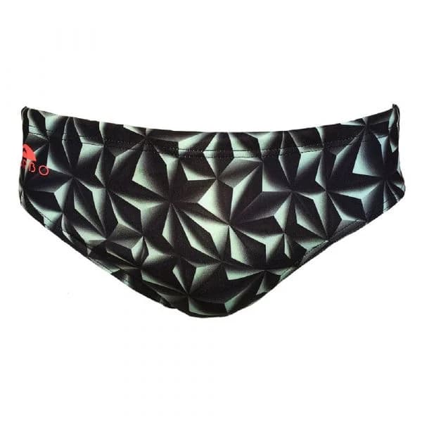 Turbo Mountain Geo Swimming Brief Verde,Preto S Homem