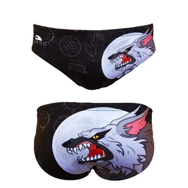 Turbo Wolf Swimming Brief Preto 2XL Homem
