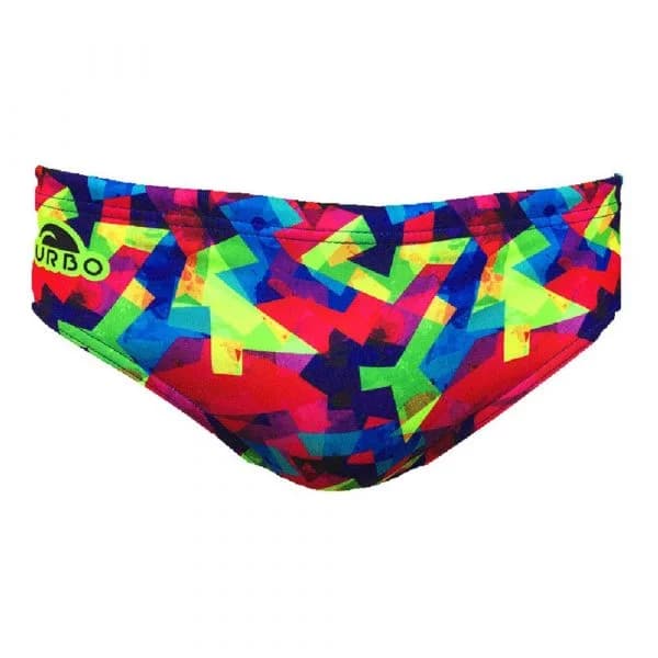 Turbo New Splash Swimming Brief Colorido L Homem