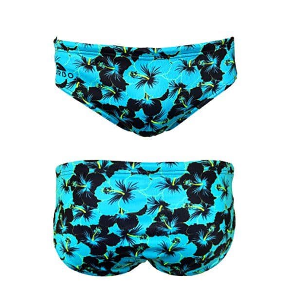 Turbo Fluor Hibis Swimming Brief Azul,Preto 5XL Homem