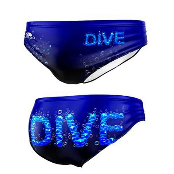 Turbo Bubble Dive Swimming Brief Azul 6XL Homem