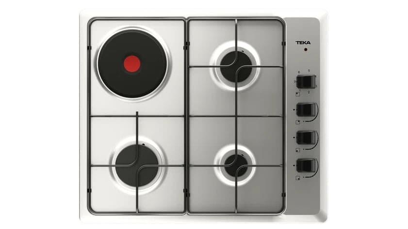 Placa Combinada Teka HSE 64031 KLB BUT | Gás + Elétrica, 60cm