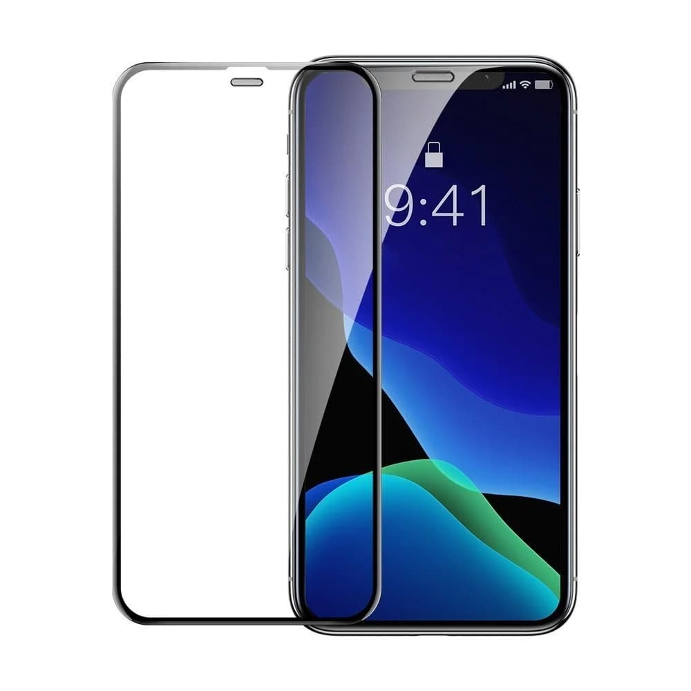 Película Protetora Cristal Temperado iphone Xs Max (full 3D Negro)
