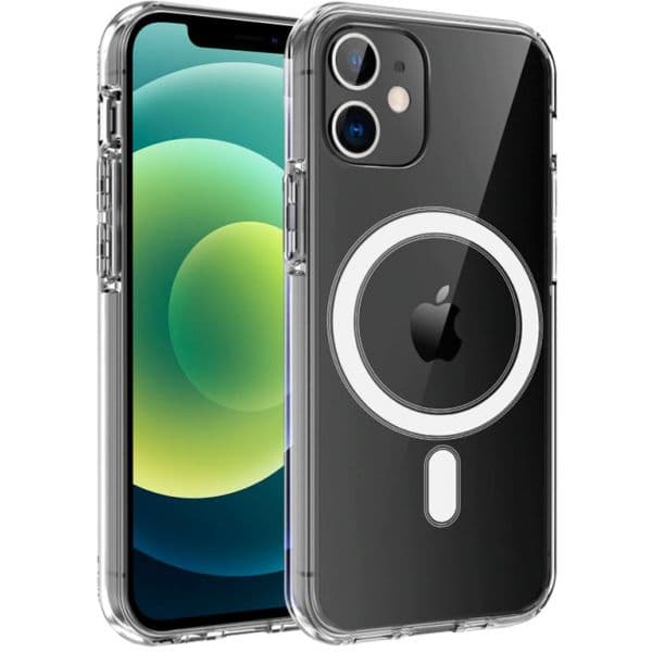 Cool Accesorios Capa Magnética Transparente para iPhone 12/12 Pro