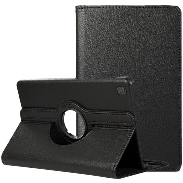 Capa para Samsung Galaxy Tab A7 Lite T220 / T225 Couro Preto Liso 8,7"