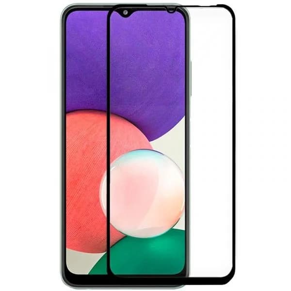 Cool Accesorios Protetor de tela de vidro temperado para Samsung A225 Galaxy A22 4G (FULL 3D preto)