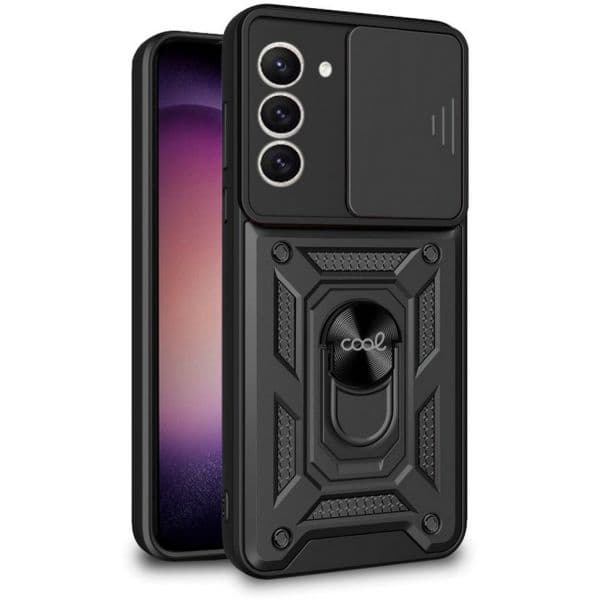 Cool Acessorios Capa Hard Ring Black para Samsung S916 Galaxy S23 Plus