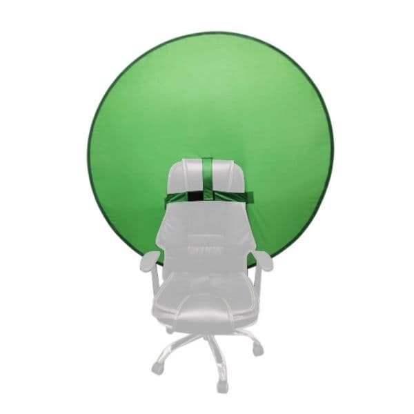 Fundo Verde Portátil 142cm para Cadeira