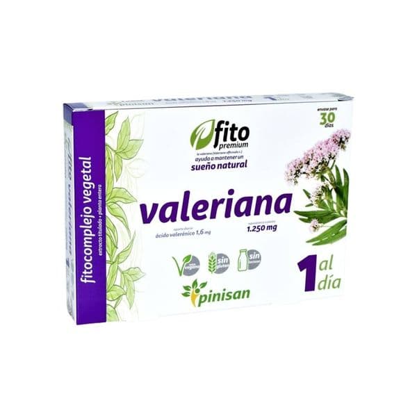 Pinisan Valeriana Phyto Premium 30 Cápsulas de 1250mg