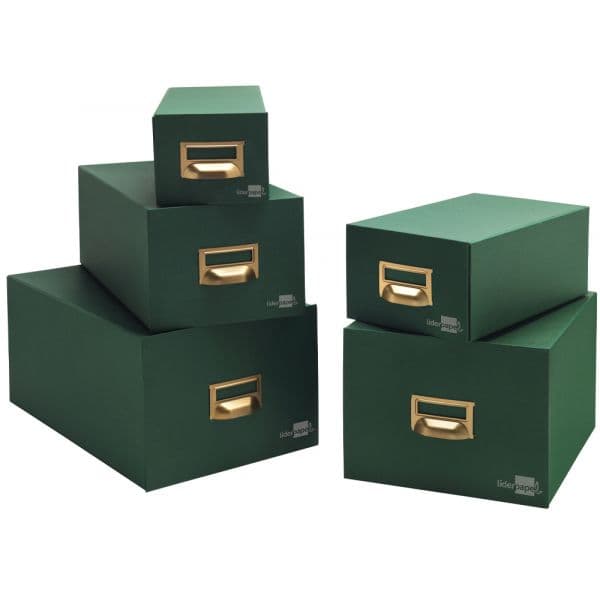 LiderPapel Ficheiro Tela Verde 75 X 125 mm 500 Fichas