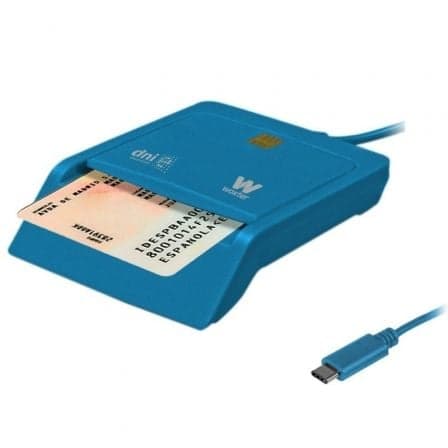 Woxter PE26-197 Leitor de Cartões e DNI/ID USB 2.0 Azul