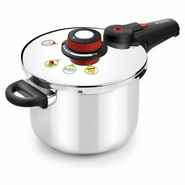 Monix Panela de Pressão Selecta M790004 Aço Inoxidável 9L (Ø24cm)