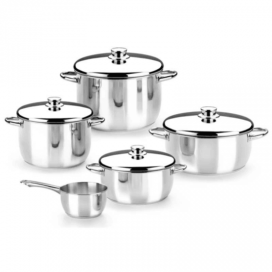 Monix Trem de Cozinha Optima Aço Inoxidável 5 Peças