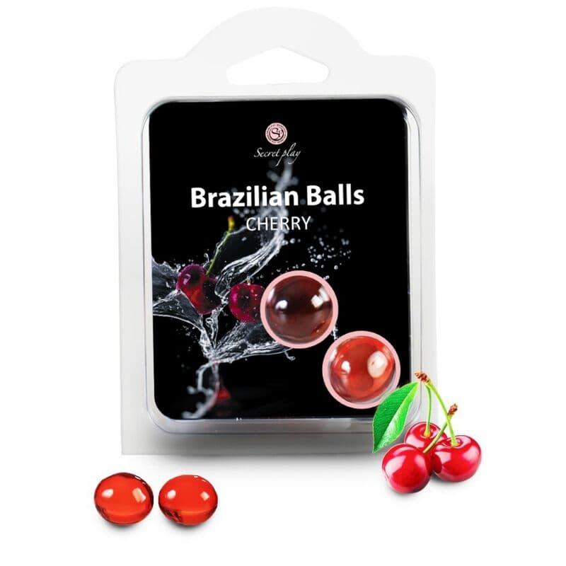 Secret Play Brazilian Balls Cereja 2 Unidades