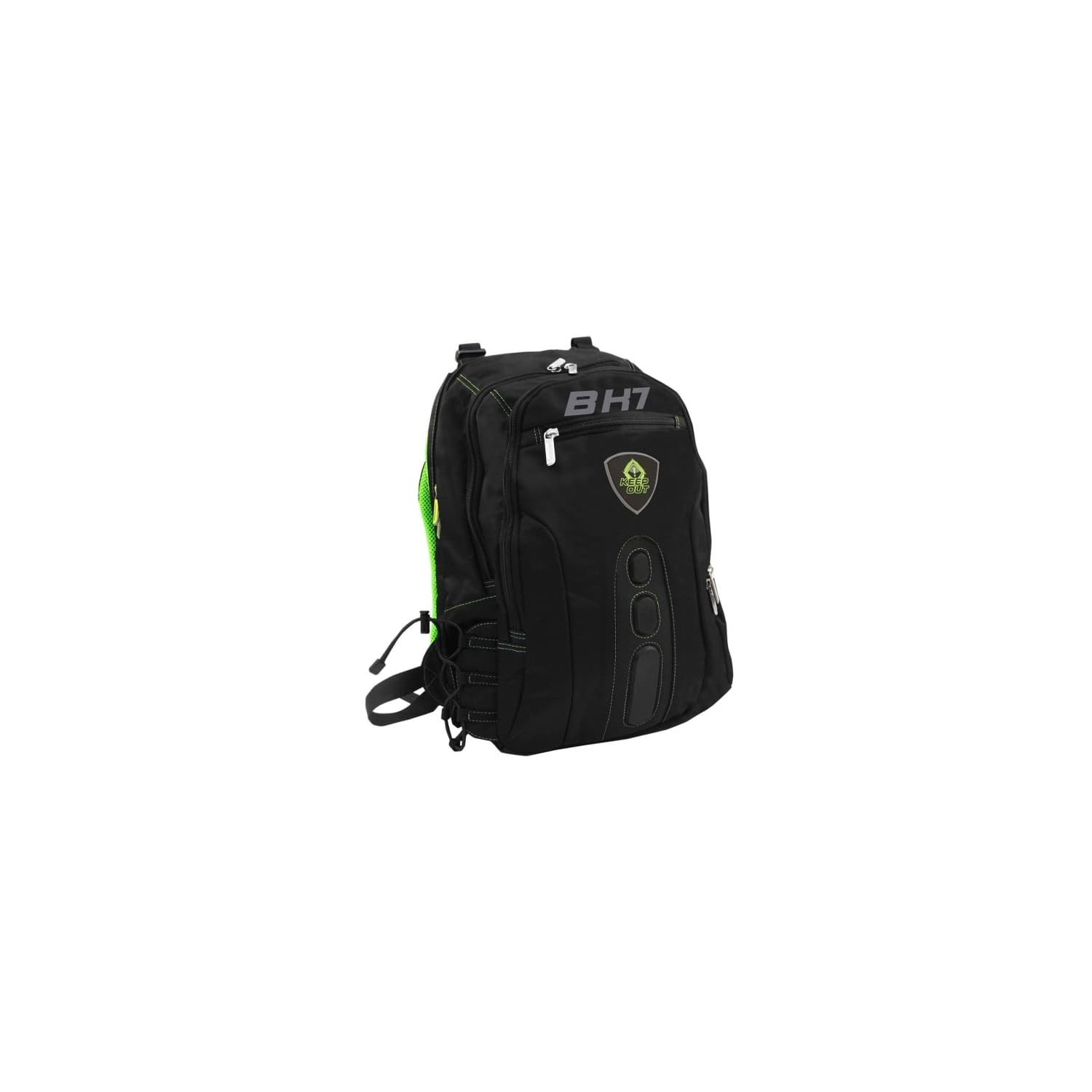 Keep Out Mochila Gaming 15,6'' Black/Green - BK7G