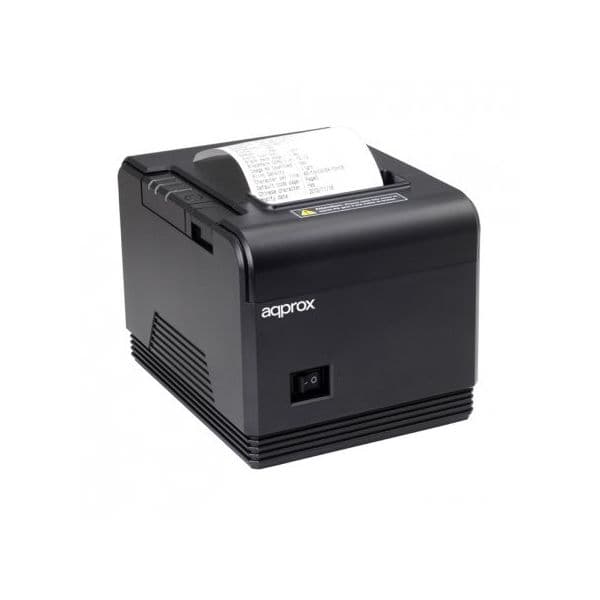 Approx appPOS80AM-USBLAN Impressora de tickets Térmica Largura do Papel 80mm USB-Ethernet-RJ11 Preto