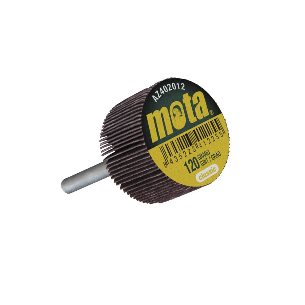 DISCO DE LIXA LAMELAS 50X30X6MM GRANULAÇAO 120 AZ53012 MOTA