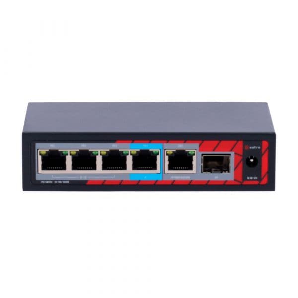Safire Extensor PoE 6 Portas SF-POE-EXT0604-GF-60