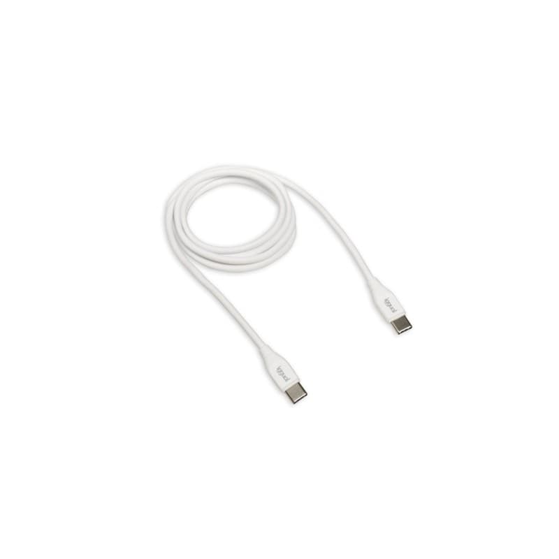 iggual Cable USB-C/USB-C 100 cm blanco Q3.0 3A