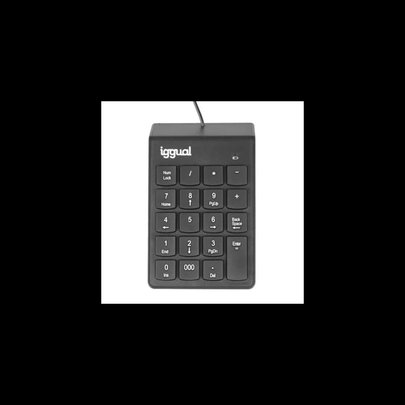 iggual Teclado numérico USB CK-NUM-19T negro