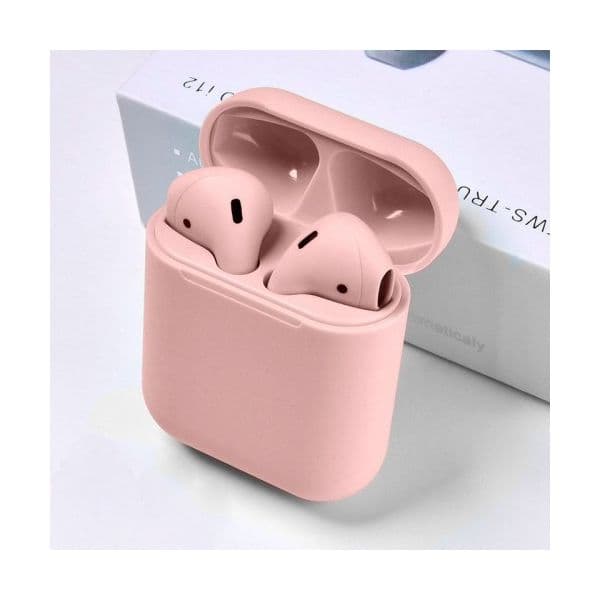 Auriculares Bluetooth InPods 12 c/Caixa de Carregamento Pink