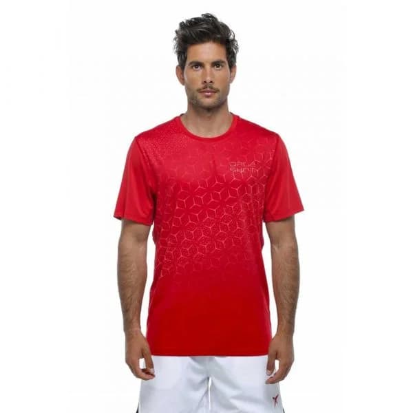 Drop Shot Drac Print Short Sleeve T-shirt Vermelho XS Homem