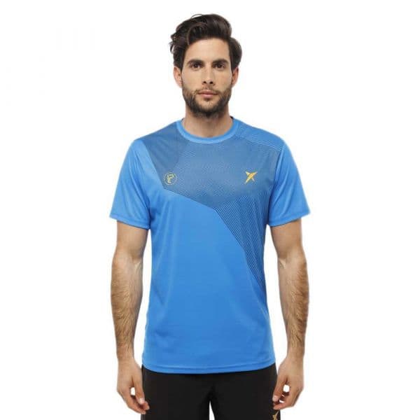 Drop Shot Lima Short Sleeve T-shirt Azul XS Homem