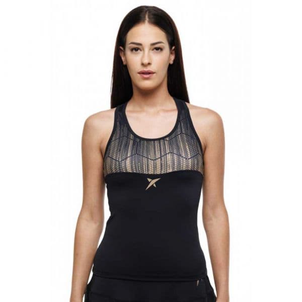 Drop Shot Maday Sleeveless T-shirt Preto 2XS Mulher