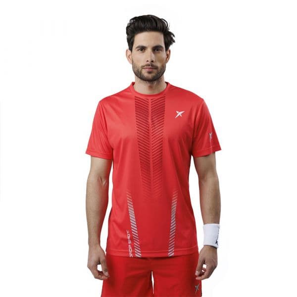 Drop Shot Dailos Short Sleeve T-shirt Vermelho XL Homem