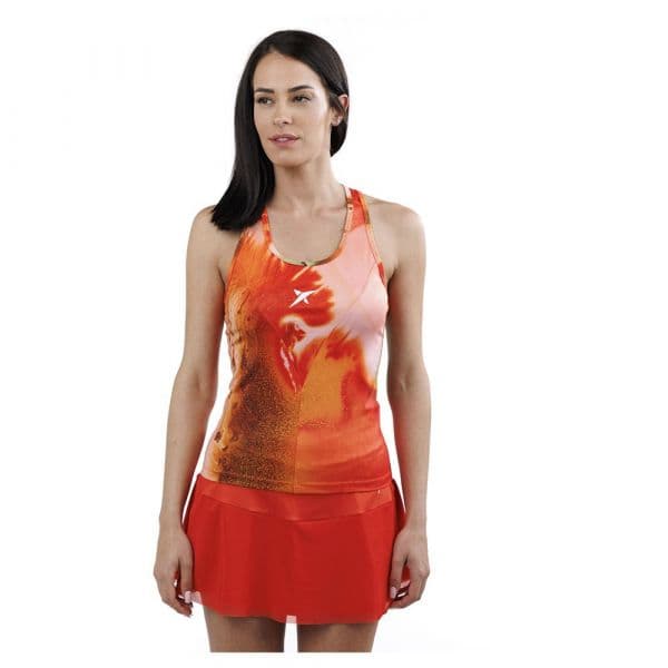 Drop Shot Maira Sleeveless T-shirt Laranja L Mulher