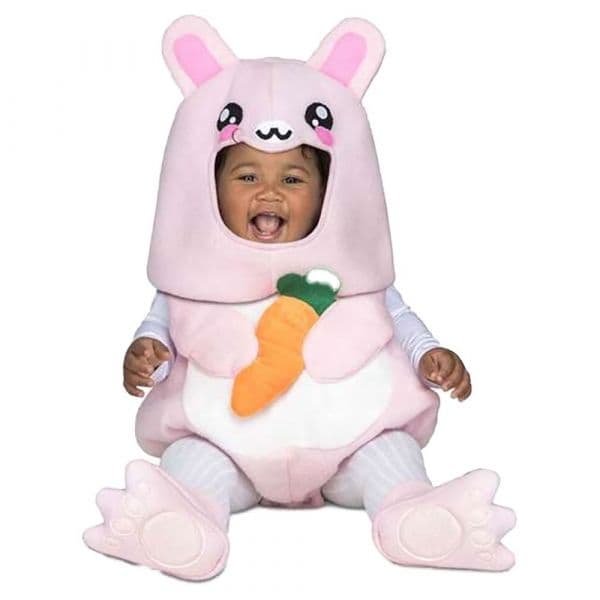 Viving Costumes Baloon Bunny Disfarce Bebé Rosa 7-12 Meses