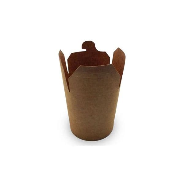 Caixa Cartolina 9,8x8,2x7cm Kraft para Menu 500ml 50un - 6621234