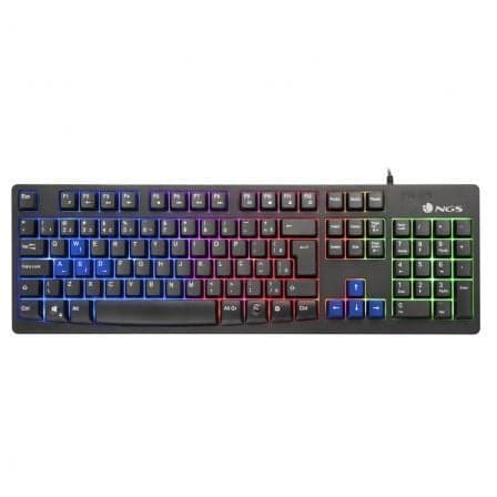 NGS GKX-300, QWERTY, ES teclado USB Espanhol Preto