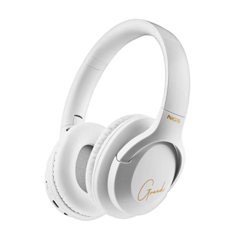 NGS Artica Greed Auscultadores Bluetooth 5.1 c/ Microfone Branco