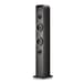NGS SKY CHARM PRO Torre de Som 2.0 50W BT USB Rádio FM Aux Ótica Madeira Preta