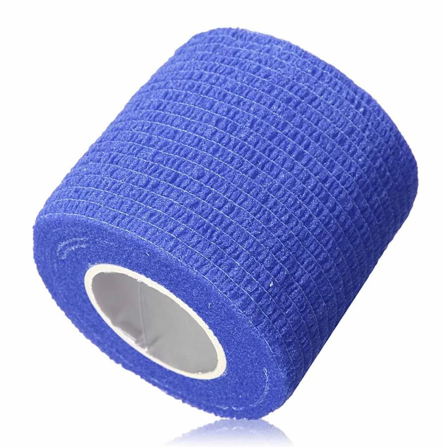 Ligadura elastica coesiva 10x4.5mts azul