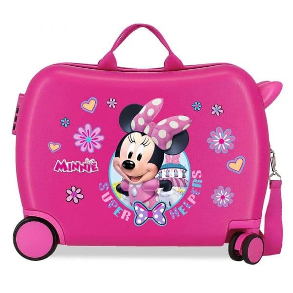 Disney Mala Com Rodinhas Joumma Bags Maleta Infantil 4 Ruedas Minnie Super Helpers 34l Pink One Size