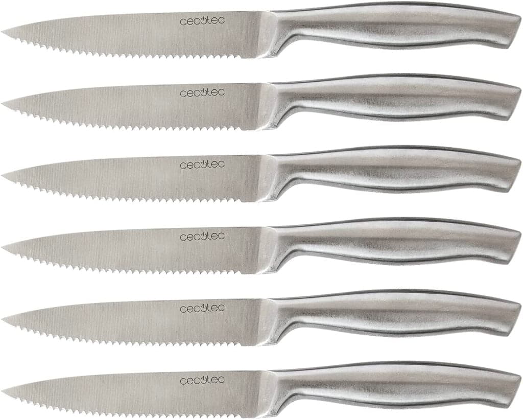 CONJUNTO DE 6 FACAS PROFISSIONAIS DE COZINHA CECOTEC