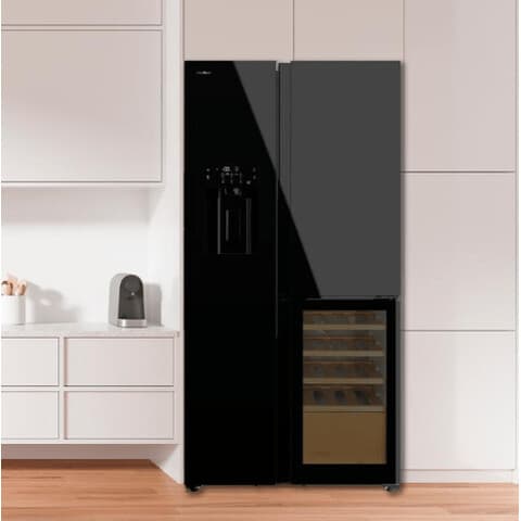 Frigorífico Americano Cecotec Bolero CoolMarket TDW 529 Wid 529L Classe E