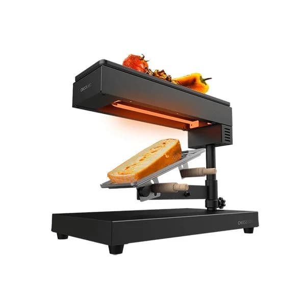 Grelhador Cecotec Raclette Grill Cheese&Grill 6000 Black - 600W