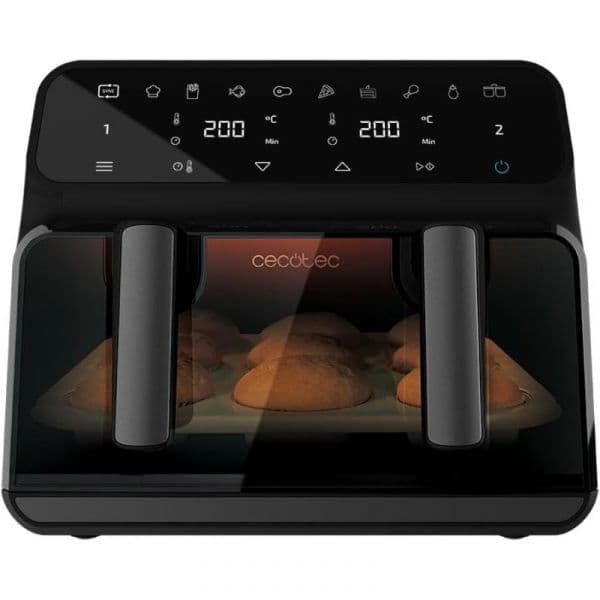 Fritadeira Cecotec Cecofry Advance 9000 Window 9L 2200W Preta