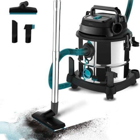 Aspirador Cecotec Conga Rockstar Wet & Dry Steel Max Sem Saco 20L