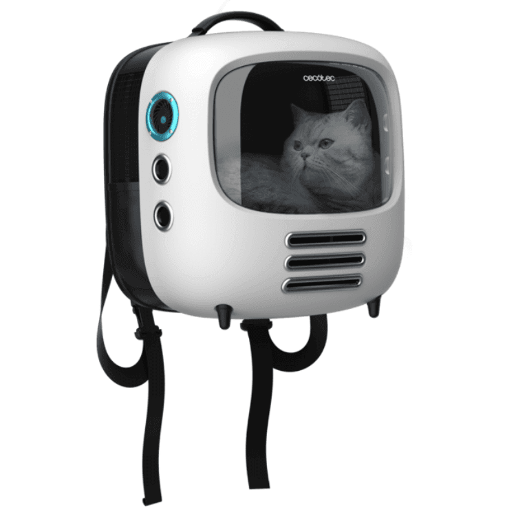 Transportadora de Animais de Estimação Cecotec Pumba 1800 Travel Fan Branco