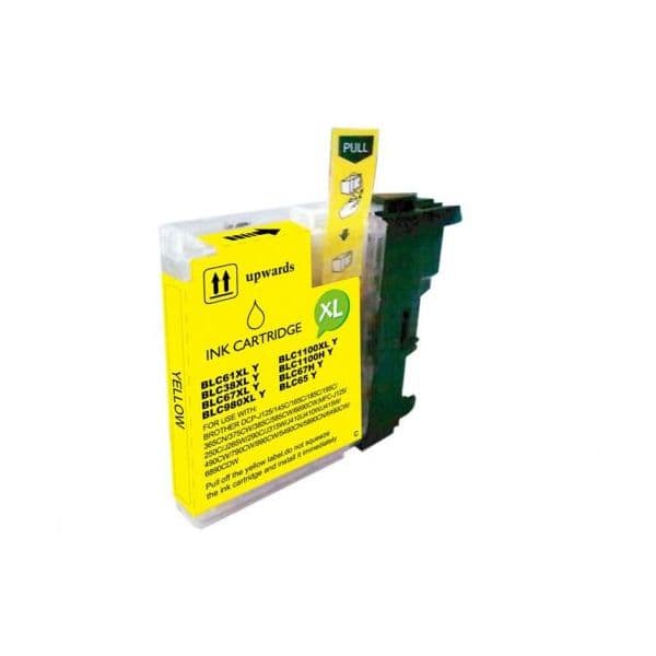 Tinteiro Inkpro Brother LC980XL/1100XL Compatível Amarillo